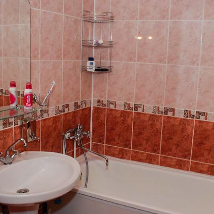 Совмещенный санузел с ванной в 2 местном 1 комнатном 1 категории санатория Целебный ключ в Ессентуках